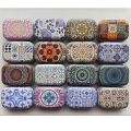 Designer Mini Collectable Tin Box 1pc Metal Storage Candy Box Case Perfume Packaging Small Gift for Kids. 