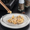 Kitchen Strainer Pan Stainless Steel Frying Pan Fine Mesh Strainer Basket Kitchen Fried Net Sieve Tool For Frying Bbq Food. 