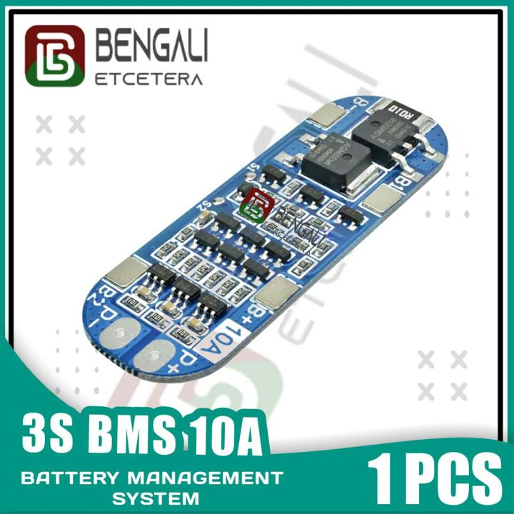 3S BMS Module 12V 10A 18650 BMS Charger Module Li-ion Lithium Battery Protection Board