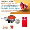 high quality lpg gas regulator of denmark with meter and safety device (Size 22MM).