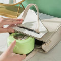 Portable Jewelry Box Double-layer Storage Box Small Exquisite Travel Jewelry Ring Earrings Stud Jewelry Box.
