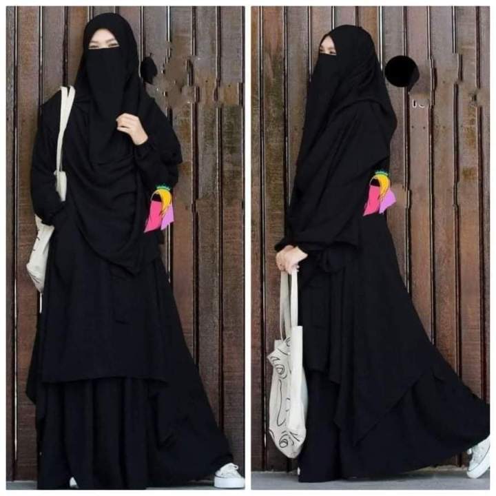 Stylish%20Dubai%20Charry%20Georgette%204%20Part%20Ready%20%7BHijab%20+%20Nikab%20+Jama%20+%20Eskart%20Plazo%7D%20New%20borkha%20koti%20set%20abaya%20borka%20for%20Women%20borkha%20best%20islamic%20dress%20-%20Image%206