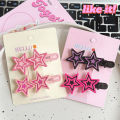 Y2K Star Hairpin Shiny Star Hair Clips New Fashion Side Bang Duck Mouth Clip Hair Accessories For Cool Girls. 