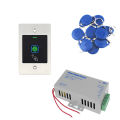 Waterproof Biometric Metal Fingerprint Access Control System RFID Reader optional for Power Supply Electric Magnetic door Lock. 