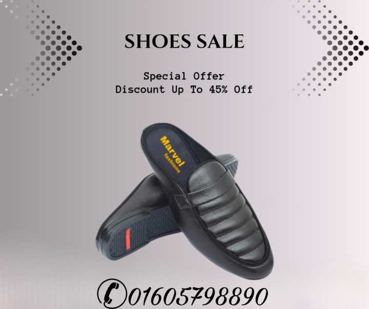 Loafer ,Eid Collection Flat Casual Half Shoe Loafer for Men .