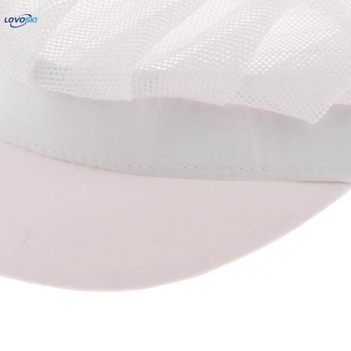 2xCook%20Adjustable%20Men%20Women%20Kitchen%20Baker%20Chef%20Elastic%20Cap%20Hat%20White%20C%20-%20Image%204