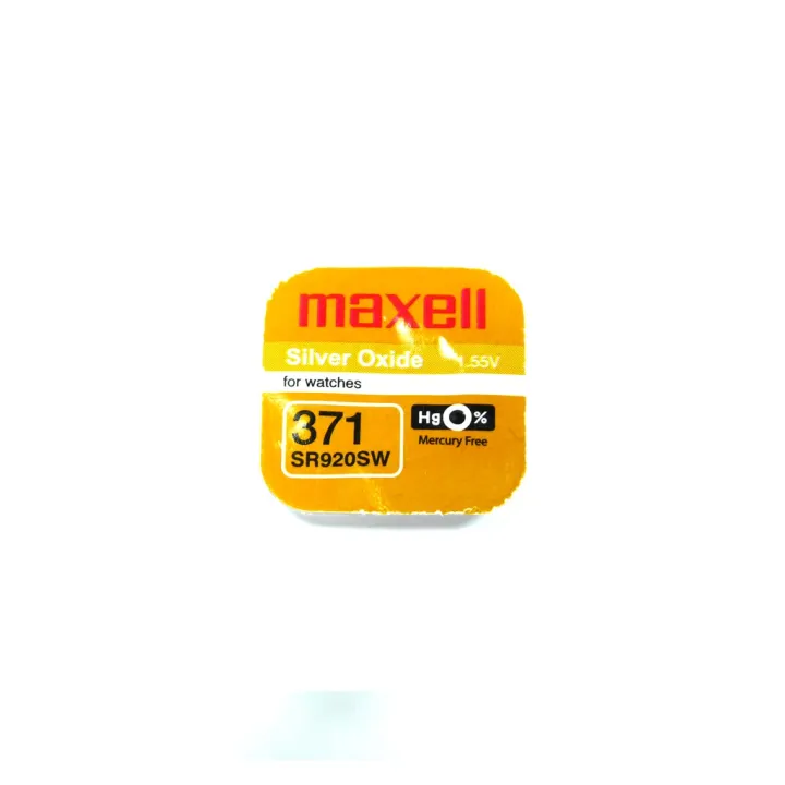 Maxl%20SR920SW%20/%20371%201.55V%20Silver%20Oxide%20Button%20Cell%20Watch%20Battery%201Piece%20-%20Image%202