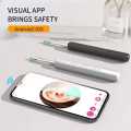 Smart Visual intelligent Ear Cleaner earpick NE series High Precision Ear Wax Removal beauty Tool with Camera LED Light Wireless Otoscope Smart Ear Cleaning Kit.