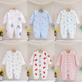 GC Baby Romper Infant Cotton Long Sleeves Cute Printing Breathable Jumpsuit For 0-1 Years Old Boys Girls.