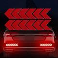 SL 12PCS Big Car Night Warning Reflective Sticker Scratch Modified Electric Motorcycle Body Sticker. 