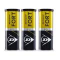 Dunlop Fort Elite Tennis Ball for All Court - 3 Pieces Combo.