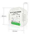 Smart WiFi Wireless Switch Smart Life/Tuya APP 1/2 Way 90-250V WiFi Switch Module With Rail bracket Work With Alexa Google Home.