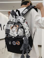 Junior's Schoolbag Boy Elementary School Students One Piece Two-Dimensional Animation High School Student Backpack Large Capacity Comic Backpack. 
