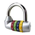 4 Digit Combination Padlock Number Lock Multifunctional Password Padlock for School Gym Locker.