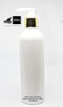 Golden Pump Bottle 250Ml Milk Colour Travel Size Plastic Bottle. 