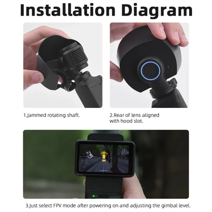 Lens%20Sun%20Hoods%20Camera%20Protector%20Hood%20Lens%20Protective%20Cover%20Guard%20Sunshade%20For%20DJI%20OSMO%20Pocket%203%20Camera%20Accessories%20-%20Image%206