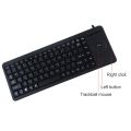 (COD Available)DS-8900 USB Interface Prevent Water Splashing Laser Engraving Character One-piece Wired Trackball Keyboard, Length: 1.5m.