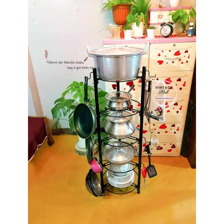 Five Tier Patil Stand - Kitchen Rack | Daraz.com.bd