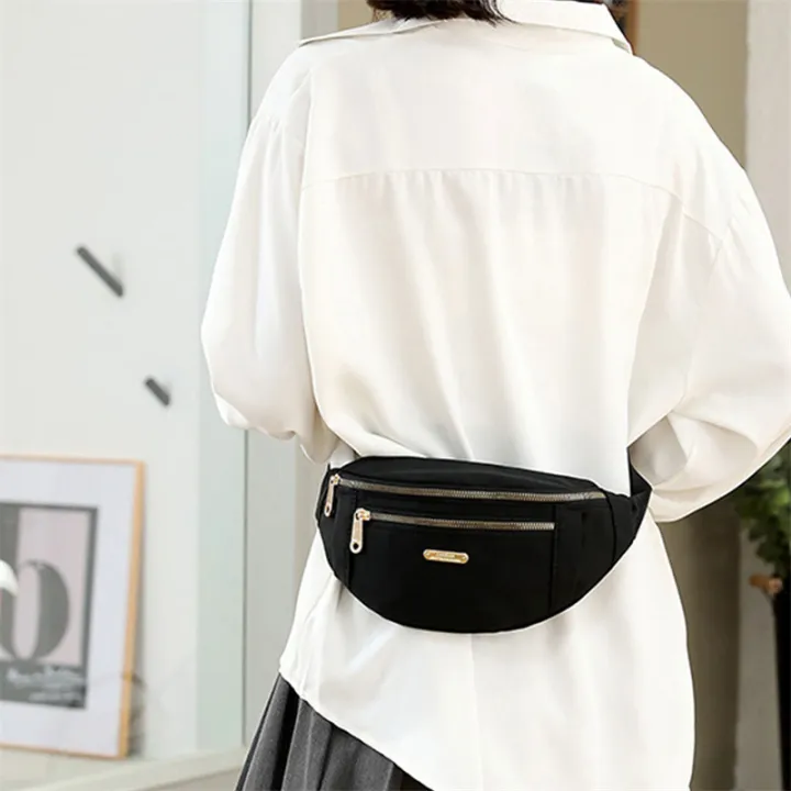 Women%20Waist%20Bag%20Pack%20Purse%20Casual%20Large%20Phone%20Belt%20Bag%20Pouch%20Women's%20Canvas%20Travel%20Phone%20Bag%20Fanny%20Banana%20Bag%20Hip%203%20Pockets%20Conbo%20-%20Image%207
