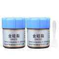 QNPLUM-Thermal conductive grease paste Cpu heat dissipation silicone grease silica  4.15 / 4.85 thermal conductivity (W/M-K)-Gold 25g. 