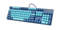 Rapoo VPRO V500PRO (Cyan Blue) Backlit Mechanical Gaming Keyboard, Mechanical Switch, Individually White Backlight, Spill-Resistant Design. 