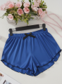 Women Smooth Silk Regular Fit Short Pants.