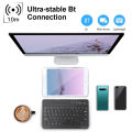 HXSJ 3-System Switch Multi-Language Universal Type Lapt-op Ipa-d Bt Keyboard Mouse Suit.