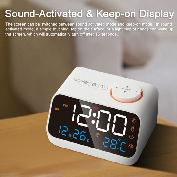 Multifunctional%20Alarm%20Clock%20with%20FM%20Radio%20Rechargeable%20LED%20Digital%20Clock%20with%20Temperature%20and%20Humidity%20Display%20Support%20Sound-Activated/Keep-on%20Switching,%20Brightness/Volume%20Adjustable,%20Snooze%20Function%20-%20Image%205