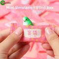 1pc Mini Cute Figures Blind Bag Toy Miniature Funny Candy Guess Tide Play Blind Box Creative Novel Funny Toy for Kids Adults Food Theme Mixed Surprise Bags. 