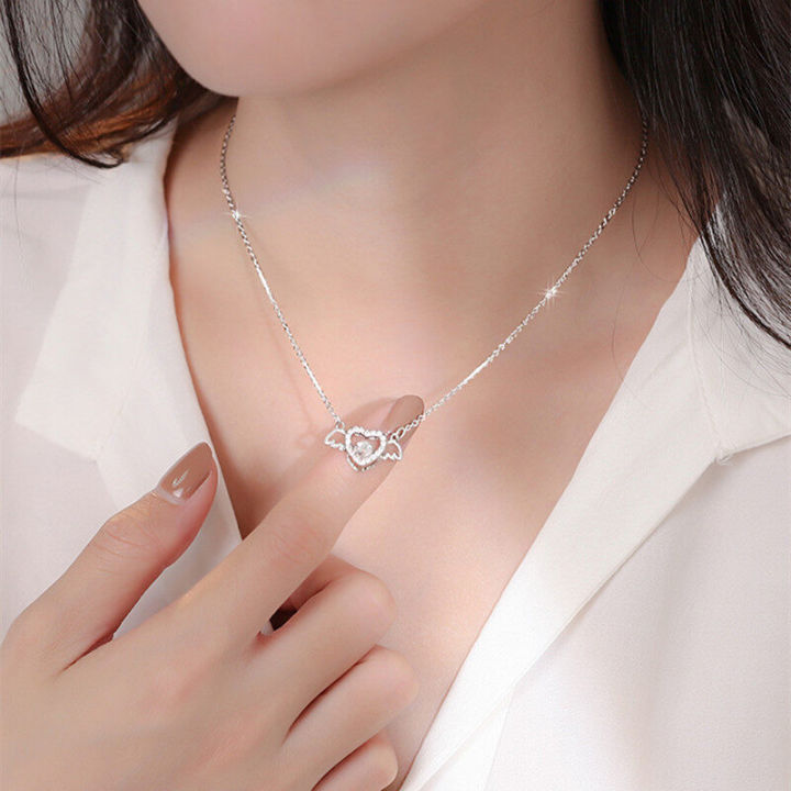 925%20Sterling%20Silver%20guardian%20angel%20wings%20love%20necklace%20female%20ins%20clavicle%20chain%20light%20luxury%20small%20crowd%20design%20feeling%20beating%20heart%20-%20Image%202