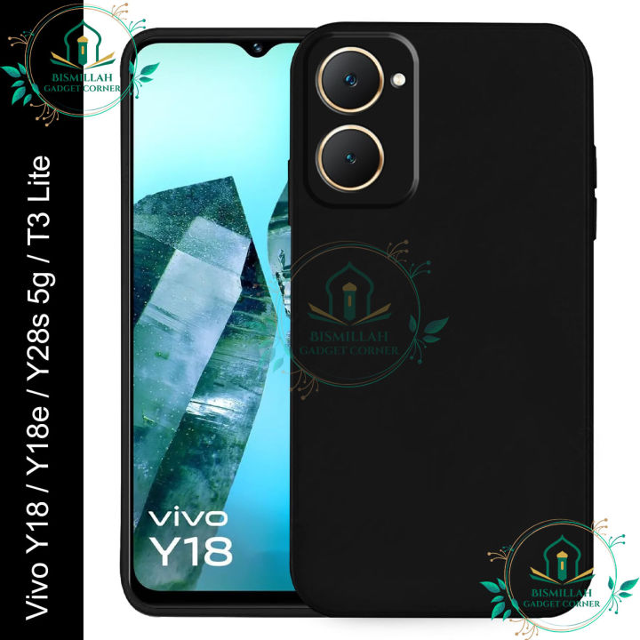 Premium Liquid Silicone Phone case for Vivo Y18 / Y18 Ultra / Y28s 5G / vivo T3 Lite Liquid Silicon Mobile Back Case Soft Silicone Phone Cover