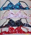 4 Piece Stylish Printed stretchable bra for Women / Multi Colour / Ladies Bra / Cotton Bra for Girls / Bra for Women.