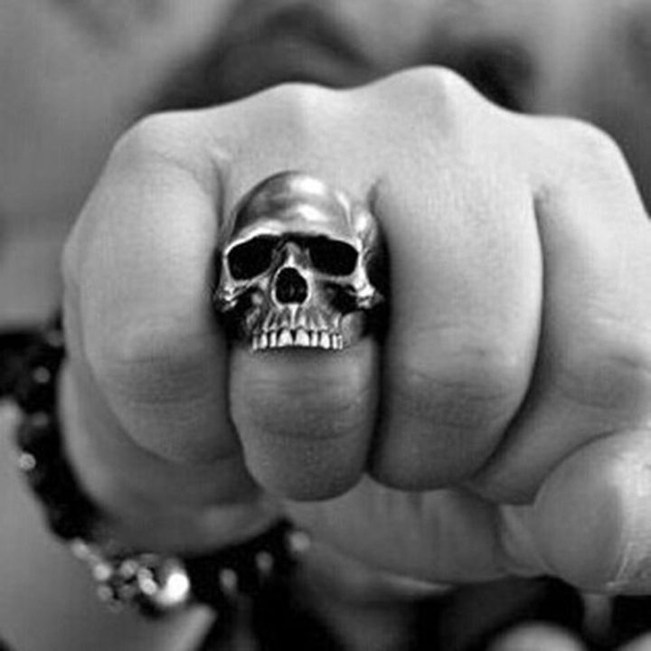 Toy life hall】Skull Ring Men