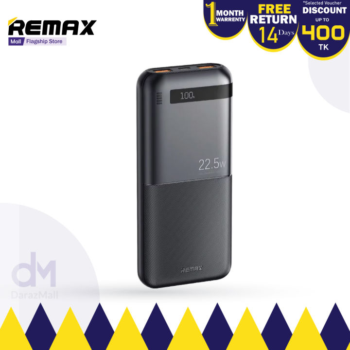 REMAX RPP-72 Piloteer Series 20000mAh PD+QC Fast Charging Power Bank(PD ...