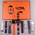 Y80 Ultra (8+1) Straps Smart Wireless Charging Watch. 