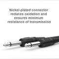 CHOSEAL 6.5mm to 6.5mm Audio Cable 1/4 Inch Connector Male to Male TRS jack For Stereo Guitar Mixer Amplifier Speaker Cable. 