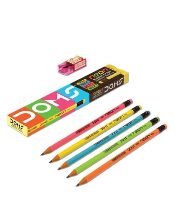 Neon%20Pencils%20with%20Eraser%20and%20Sharpener%20-%2010pcs%20(Pack%20of%20One)%20-%20Image%202