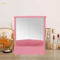 Non Reversing Mirror 23x19cm Versatile Use Stable Clear Cosmetic Stand Mirror for Bedroom. 