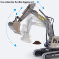 Inertia Excavator Model Engineering Vehicle Children Toy Gift BDM. 