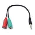Microphone Audio converter Y Splitter Cable Adattatore Plug Jack.
