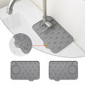 ECHIDNA Sink Splash Guard Anti-deformed Wrap-around Design Faucet Splash Guard.