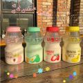 tumbler water bottle aquaflask tumbler 480ml Plastic Water Bottle Cute Tour Drinking Bottles Shaker Yakult Shape Kawaii Milk Carton Glass Water Bottles For Girl Bidon. 