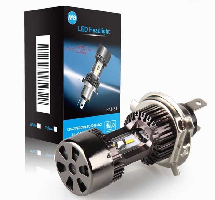 M8 Moto LED Motorcycle Headlight Bulb. | Daraz.com.bd
