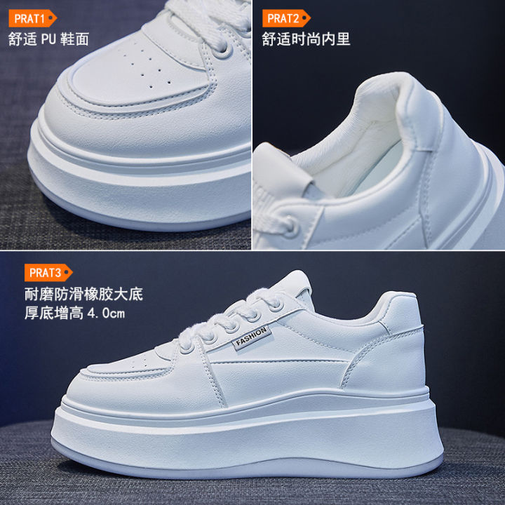 2024%20Spring%20New%20Korean%20Version%20Ins%20Tide%20Little%20White%20Shoes%20School%20Girls%20Board%20Shoes%20Thick-soled%20Heightened%20Flatwood%20Casual%20Shoes%20HB71%20-%20Image%204