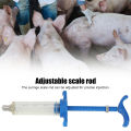 Himeng La Plastic Steel Syringe Animal Injector Accessories Nursing Equipment. 