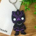 Marvel Superhero Black Panther Keychain Jewelry Accessories Movie Avengers Pendant Keyring Car Backpack Key Chain Quality Gifts. 