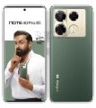 Infinix Note 40 Pro Transparent Soft & Flexible TPU Mobile Back Cover. 