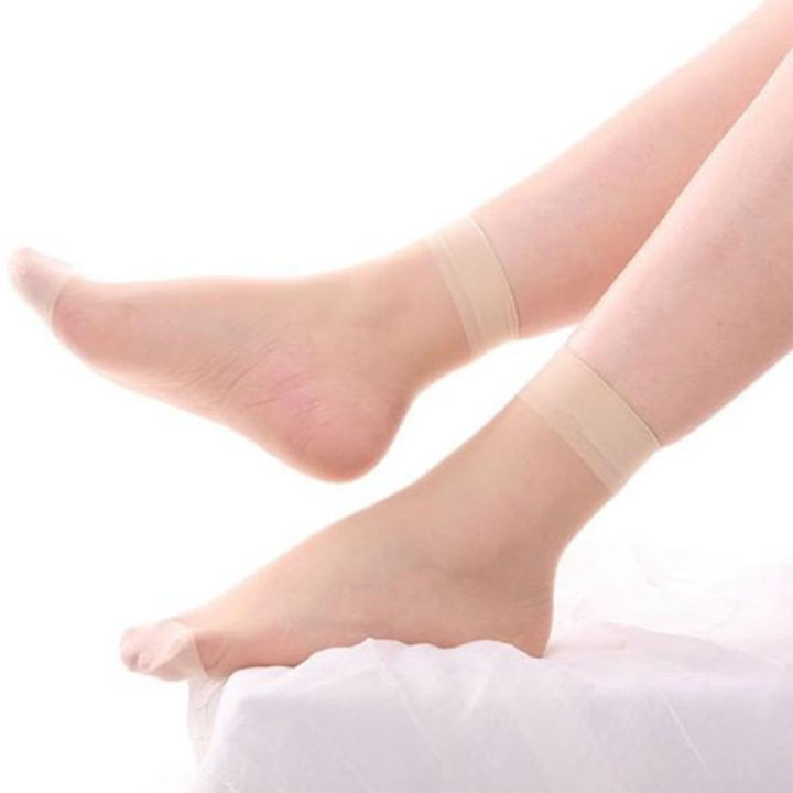 Women Socks Skin Color Socks Transparent Socks