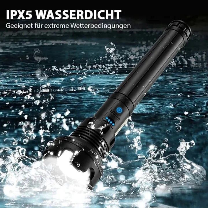 90000%20high%20lumens%20led%20rechargeable%20tactical%20laser%20flashlight%20outdoor%20lighting%20waterpoof%20climbing%20camping%20cob%20zoomable%20light%20-%20Image%204