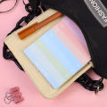50Sheets To Do List Sticky Notes Multicolors Lined Sticky Notes Portable Sticky Notes Memo Pad Notepad kawaii stationery. 